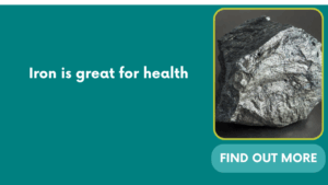Iron is great for health