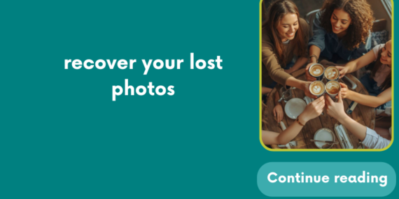 Recover your lost photos